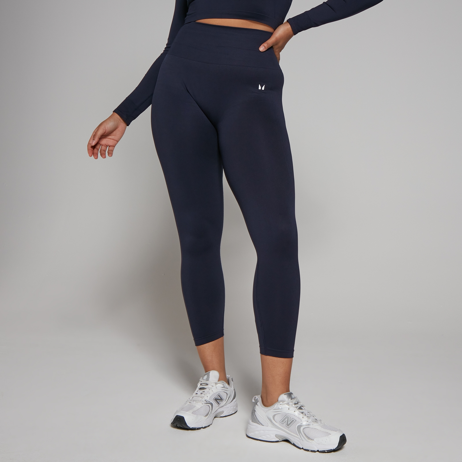 foto del prodotto leggings senza cuciture 7 8 mp shape da donna blu navy xl