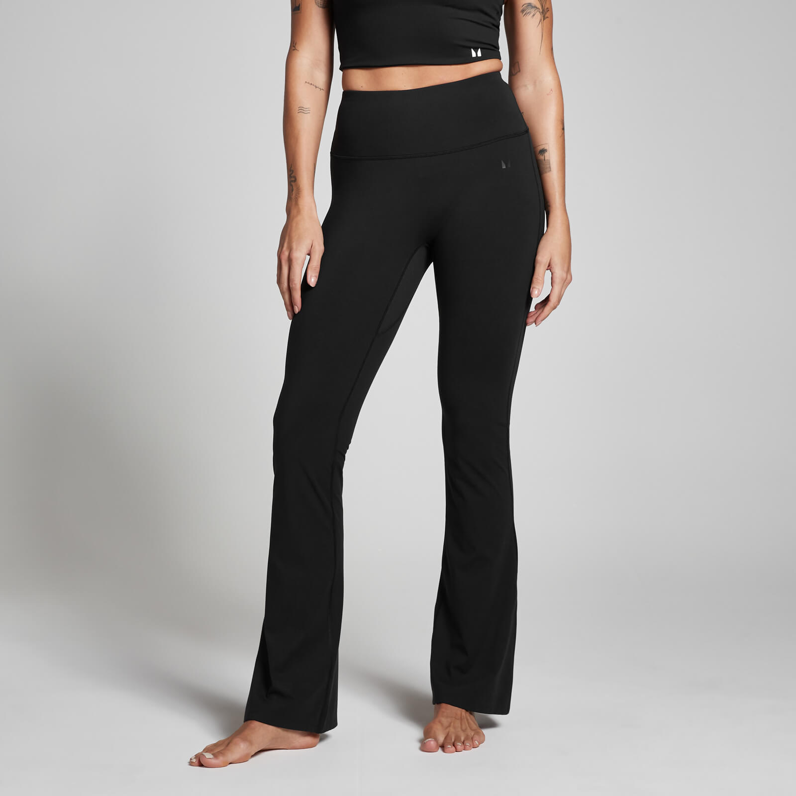 foto del prodotto leggings svasati mp tempo da donna neri l