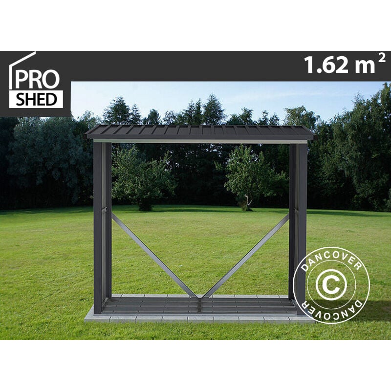 foto del prodotto legnaia 1,82x0,89x1,56m, 1,62m , proshed , antracite