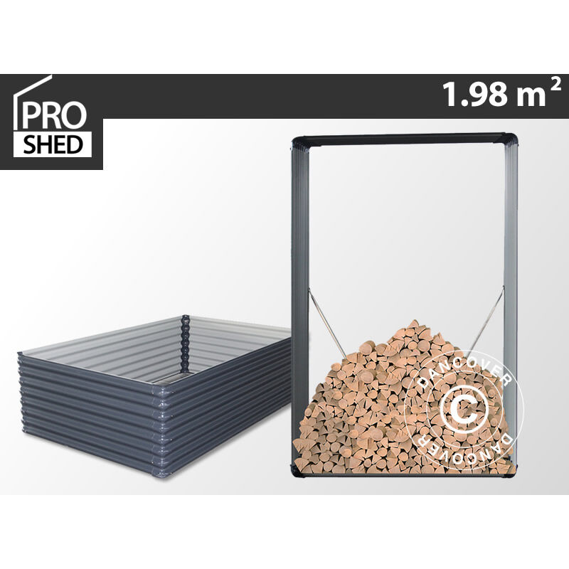 foto del prodotto legnaia, aiuola rialzata 1,10x0,52x1,80m, 1,98m , proshed ,