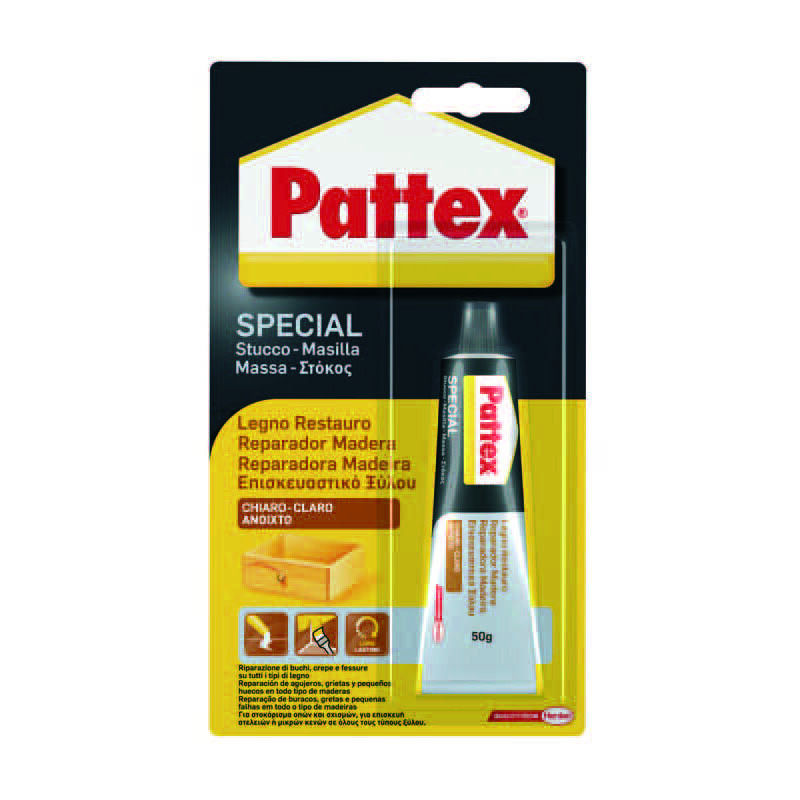 foto del prodotto legno restauro chiaro gr.50 pattex