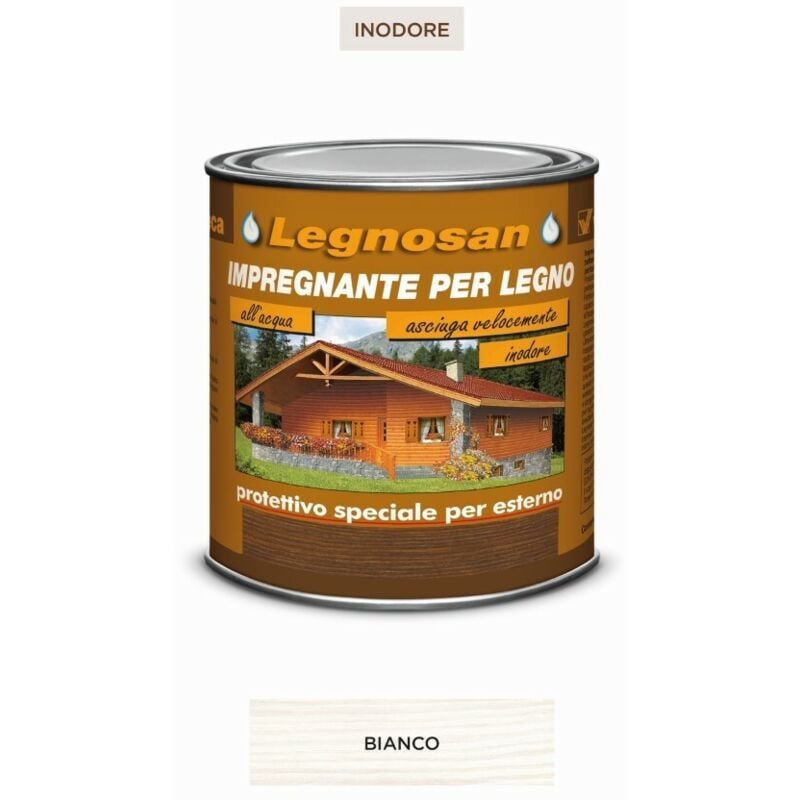 foto del prodotto legnosan bianco idrorepellente allacqua ml 750 veleca veleca