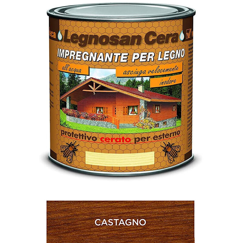foto del prodotto legnosan cera castagno ml 750 veleca veleca