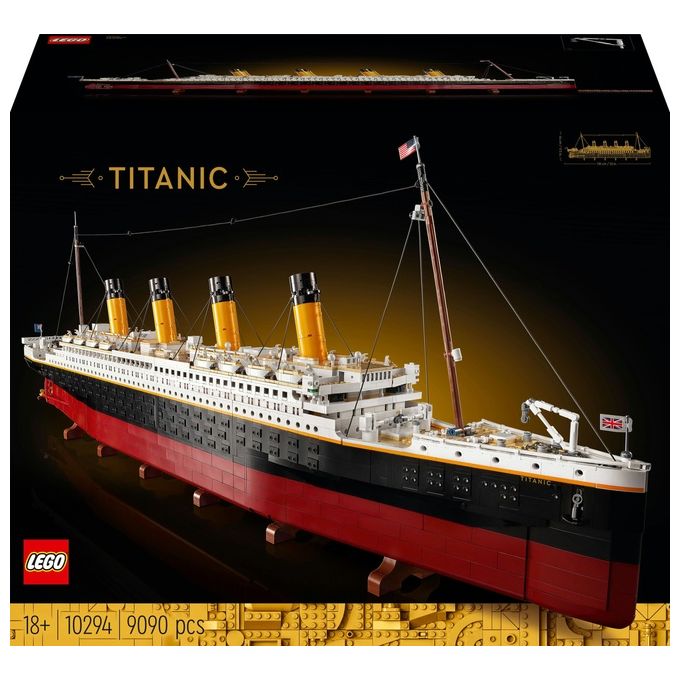 foto del prodotto lego creator titanic modello in mattoncini da costruzione per appassionati e collezionisti di tutte le eta 