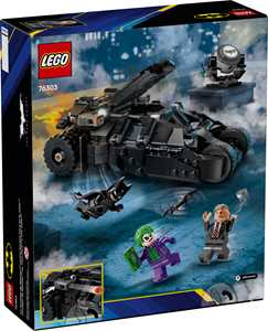 foto del prodotto lego dc 76303 tumbler di batman contro two-face e the joker - macchina batmobile giocattolo da costruire, giochi bambini 8+
