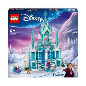 foto del prodotto lego disney 43244 il palazzo di ghiaccio di elsa, modellino da costruire di castello giocattolo, giochi per bambini 6