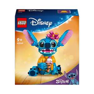 foto del prodotto lego disney 43249 stitch, gioco per bambini 9 , personaggio da costruire con parti mobili, idea regalo divertente dal film
