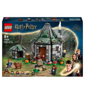 foto del prodotto lego harry potter 76428 la capanna di hagrid una visita inattesa giochi per bambini 8 anni casa giocattolo con 7 personaggi