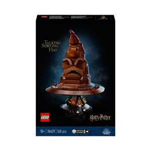 foto del prodotto lego harry potter 76429 cappello parlante di hogwarts con stemma delle case e 31 suoni idea regalo per adulti per lui e lei