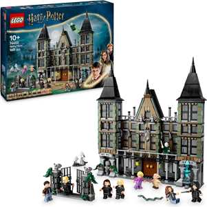 foto del prodotto lego harry potter 76453 villa malfoy, giochi bambini 10 , casa giocattolo con stanze, funzioni e 9 personaggi, idea regalo