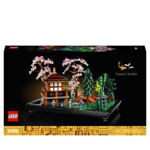 foto del prodotto lego icons 10315 il giardino tranquillo, kit giardino botanico zen per adulti con fiori di loto, regalo per donna e uomo