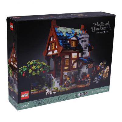 foto del prodotto lego ideas 21325 fabbro set costruzioni per adulti casa medievale minifigure e accessori decorazione di casa idea regalo