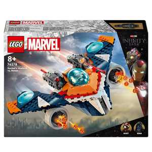 foto del prodotto lego marvel 76278 warbird di rocket vs. ronan, astronave giocattolo per bambini di 8+ anni, regalo guardiani della galassia