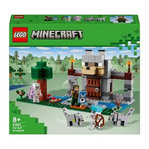 foto del prodotto lego minecraft 21261 il castello del lupo giocattolo da costruire con personaggi e animali, giochi di ruolo per bambini 8