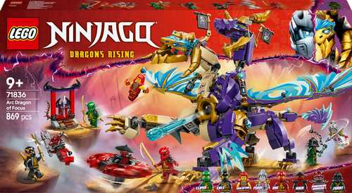 foto del prodotto lego ninjago 71836 . arco dragone della concentrazione
