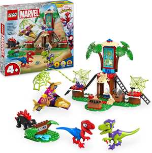 foto del prodotto lego spidey 11200 . battaglia con il raptor al quartier generale sull albero di spider-man e gobby