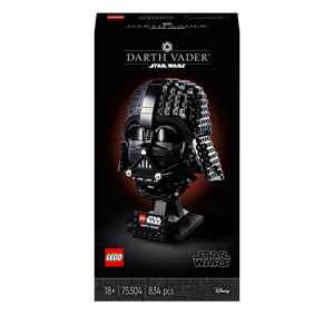 foto del prodotto lego star wars 75304 . casco di darth vader, set da costruzione per adulti, regalo da collezione