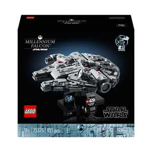 foto del prodotto lego star wars 75375 millennium falcon modellino da costruire di astronave per adulti idee regalo lui lei marito o moglie