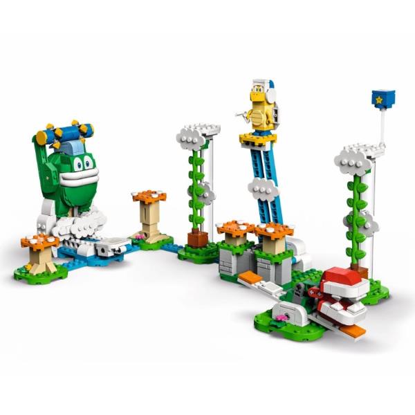 foto del prodotto lego super mario 71409 pack espansione sfida sulle nuvole di spike gigante, giocattoli da combinare con gli starter pack