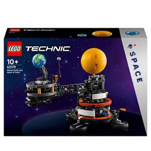 foto del prodotto lego technic 42179 pianeta terra e luna in orbita giochi spaziali per bambini 10 sistema solare da costruire con rotazione