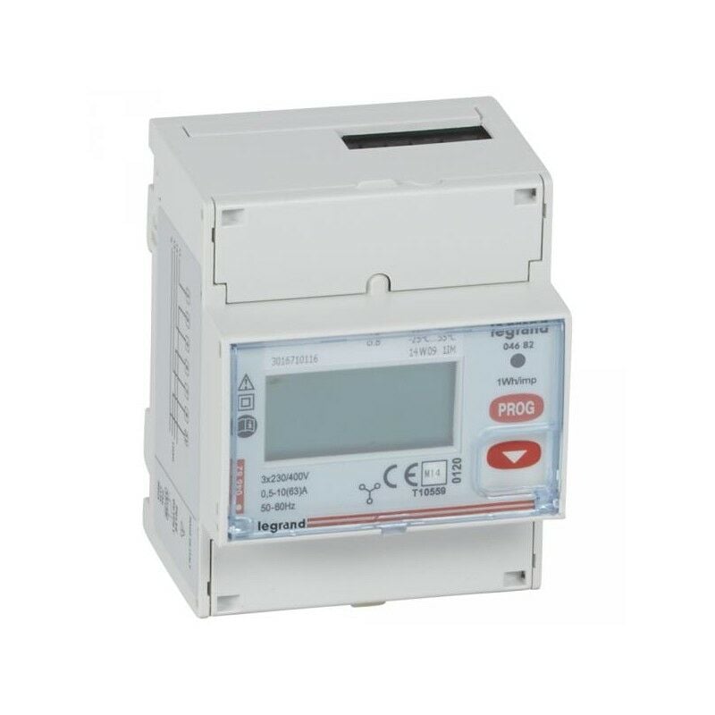 foto del prodotto legrand 004682 contatore di energia trifase emdx3 mid inserzione diretta 63a 4 mod