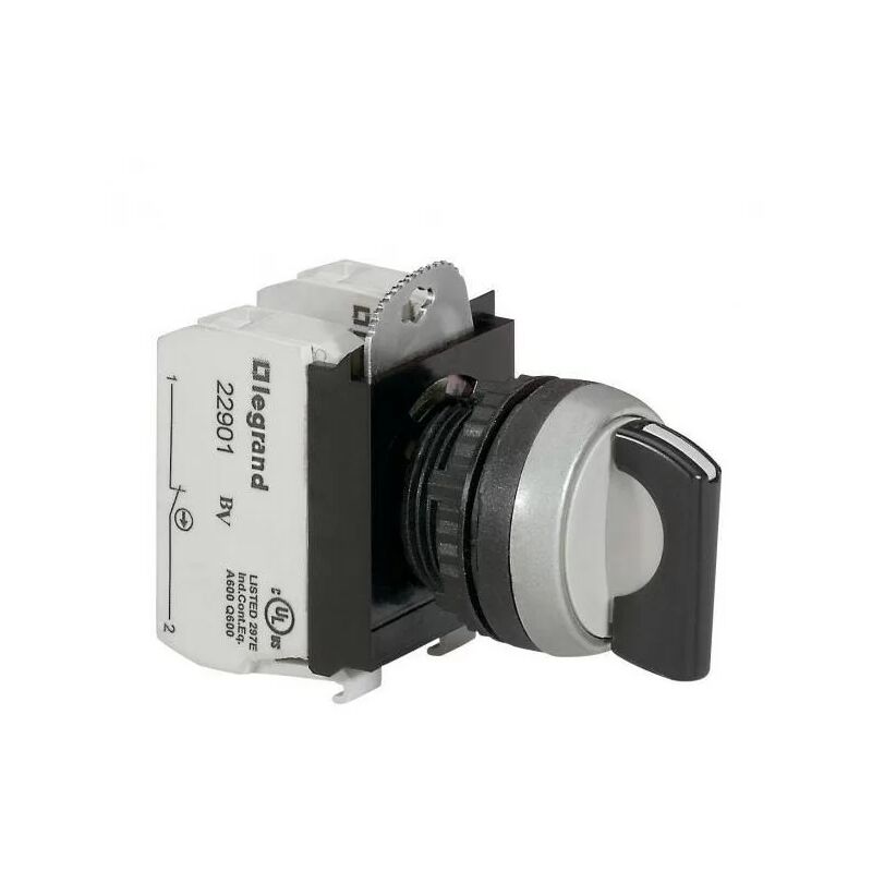 foto del prodotto legrand 023731 osmoz manopola nera leva girevole 3 posizioni fisse senza illuminazione