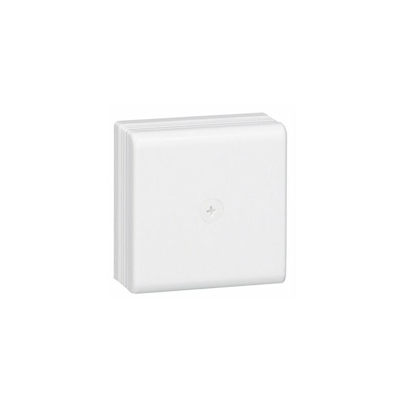 foto del prodotto legrand 030316 scatola di derivazione a superficie quadrata dlplus per cornice 75x75x35mm in plastica bianca