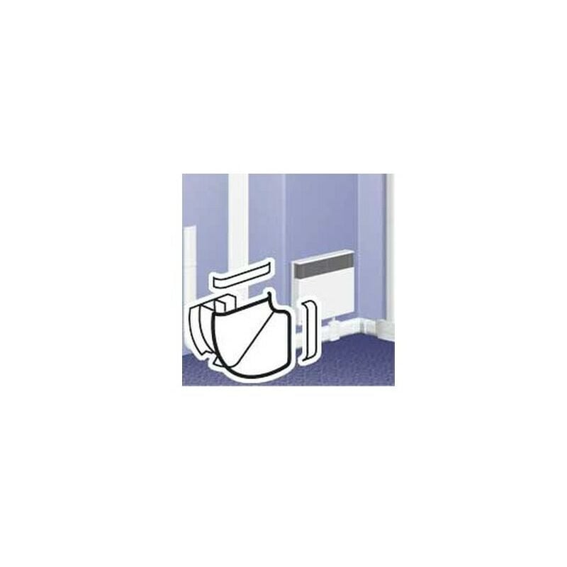 foto del prodotto legrand 033667 angolo piatto variabile 85 120 per zoccolo dlplus 120x20 bianco