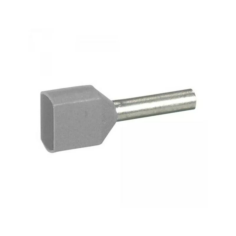 foto del prodotto legrand 037690 100 x puntalini starfix per conduttori sezione 2x2,5 mm grigio