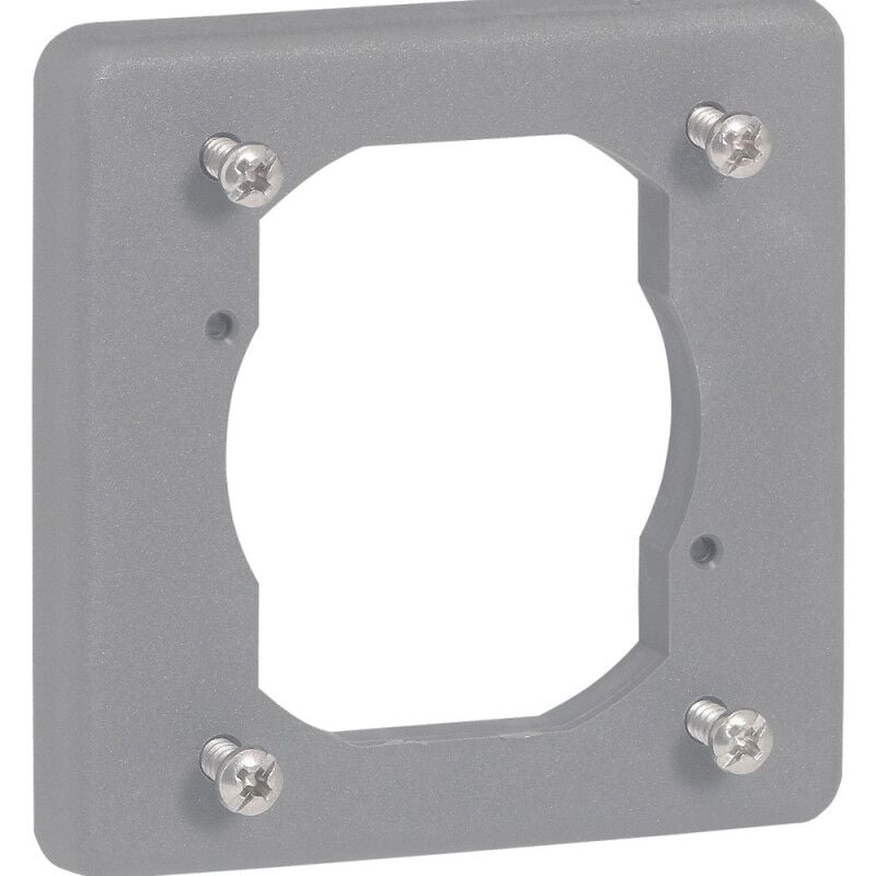 foto del prodotto legrand 052119 piastra adattatore hypra per il montaggio di prese a bassa tensione