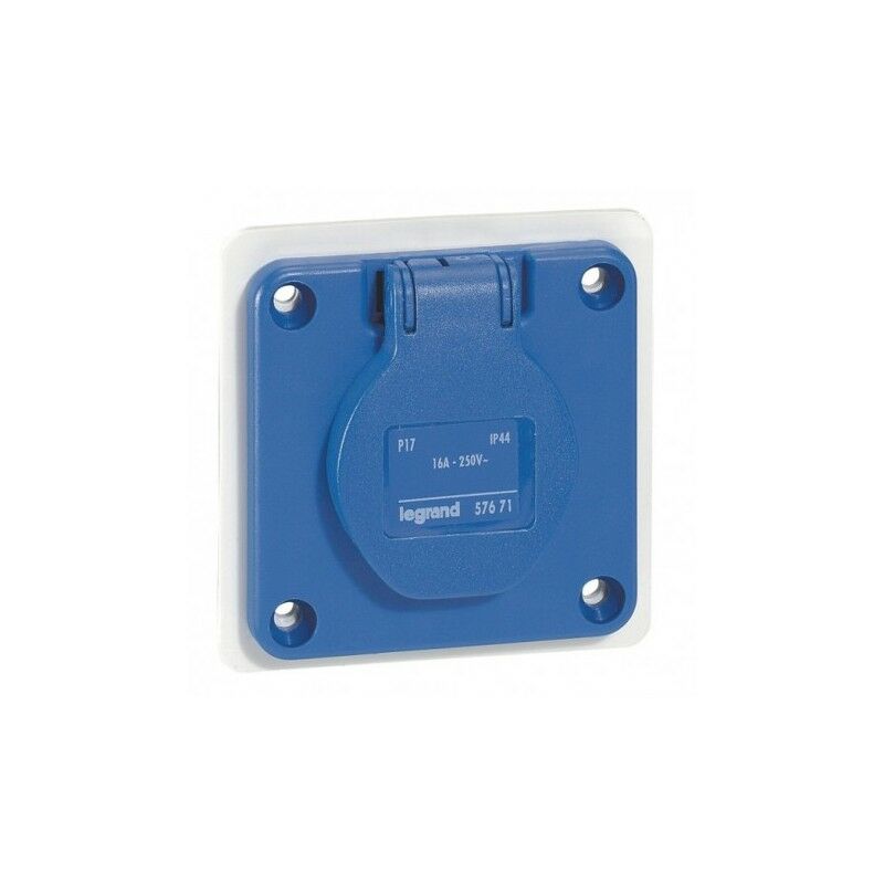 foto del prodotto legrand 057671 base per pannello domestico p17 250 v 16a 2p t ip 54