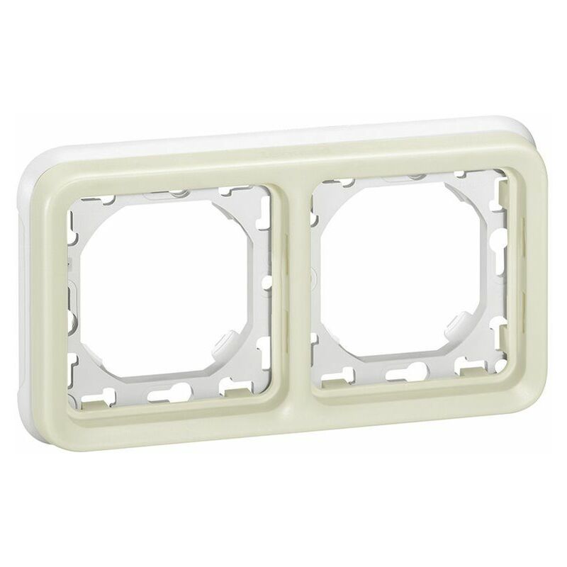 foto del prodotto legrand 069694 plexus cornice 2 elementi per incorporare il bianco