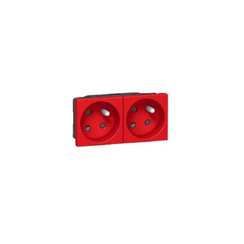 foto del prodotto legrand 077152 presa multiporta prog mosaic 2x2p t con codifica 45 4 mod rossa