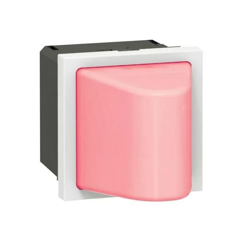 foto del prodotto legrand 078570 obl prog mosaic rosso 230 v 2 mod