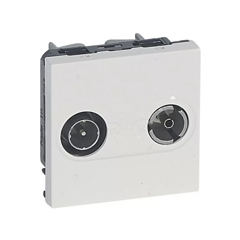 foto del prodotto legrand 078783 presa tv fm mosaic 9,52 maschio femmina 2 mod bianco