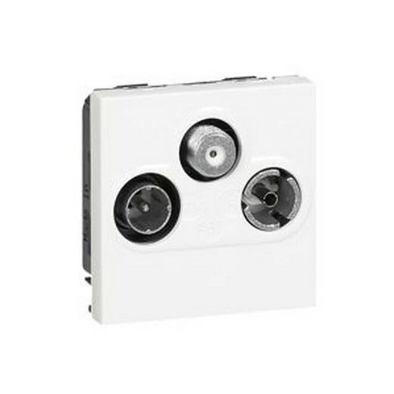 foto del prodotto legrand 078786 prisetv fm sat prog mosaico 2 mod bianco