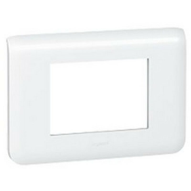foto del prodotto legrand 078803 placca mosaico 3 moduli bianco