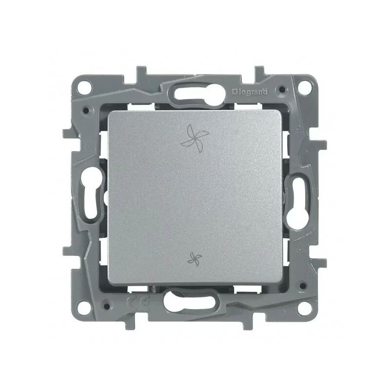 foto del prodotto legrand 096672 interruttore nilo vmc 2 posizioni argento