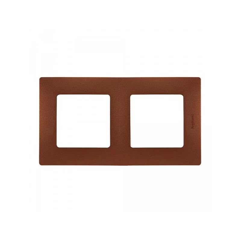 foto del prodotto legrand 096718 piatto nilo cacao 2 stazioni