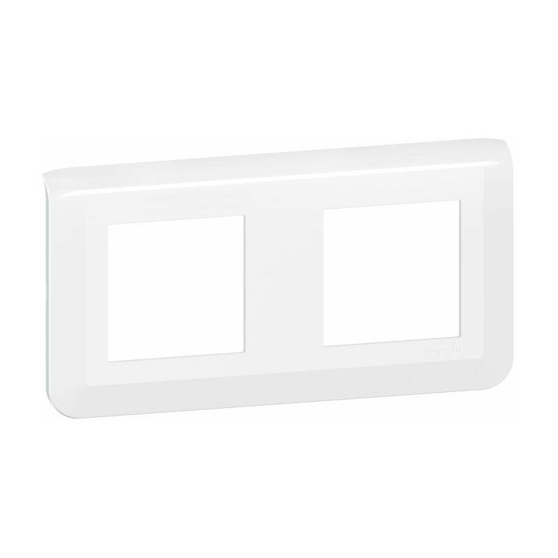 foto del prodotto legrand 277804l placca a mosaico 2x2 moduli orizzontali, bianca