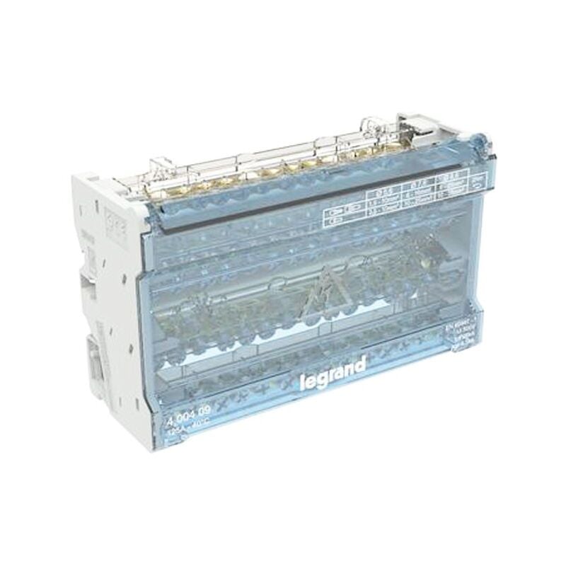 foto del prodotto legrand 400409 distributore modulare a sbarre sfalsate 4p 125a 14 uscite 8 moduli