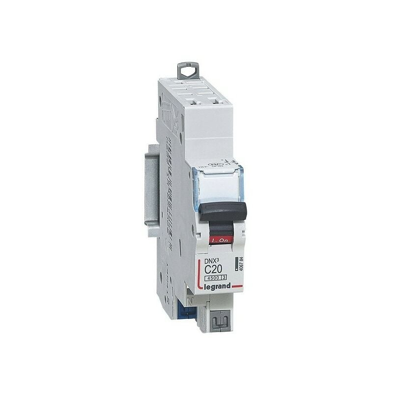 foto del prodotto legrand 406784 interruttore automatico dnx3 4500 auto auto u n 230v 20a 6ka curva c partenza