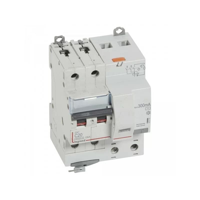 foto del prodotto legrand 411173 interruttore differenziale monoblocco dx3 2p 20a curva c