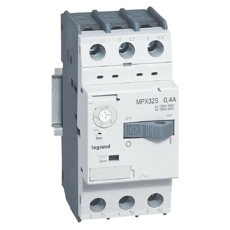foto del prodotto legrand 417302 interruttore magnetotermico per motore mpx 32s 0,4 a 100 ka