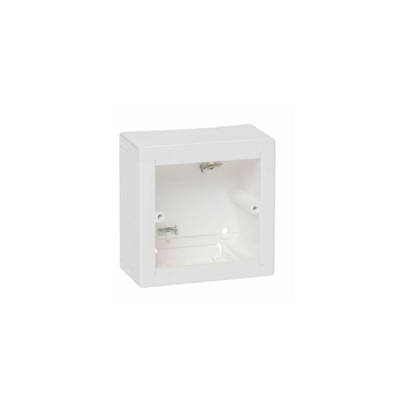 foto del prodotto legrand 636370 scatola a superficie quadra per installazione meccanismi universali a microcanale dlplus ip20 88x88x44m