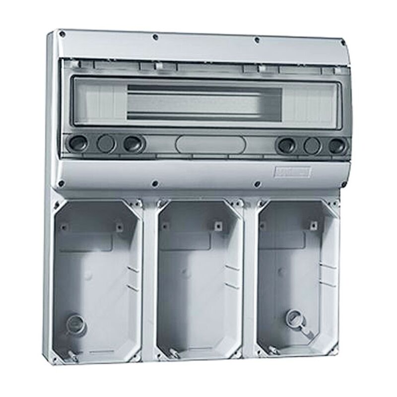 foto del prodotto legrand base da parete per 6 prese da 16a o 3 prese intrerbloccate 057706