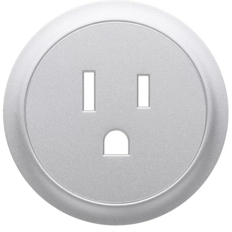 foto del prodotto legrand coprimozzo 068437 c liane presa 2p t standard usa titanio
