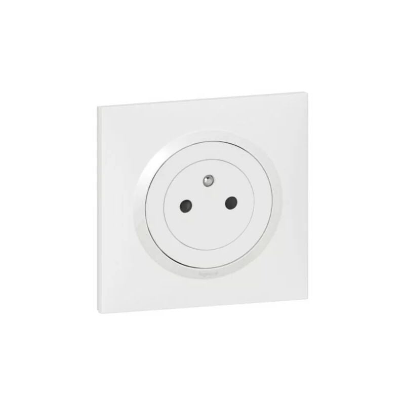 foto del prodotto legrand dooxie 600735 dooxie presa singola 2p t superficie 16a bianco