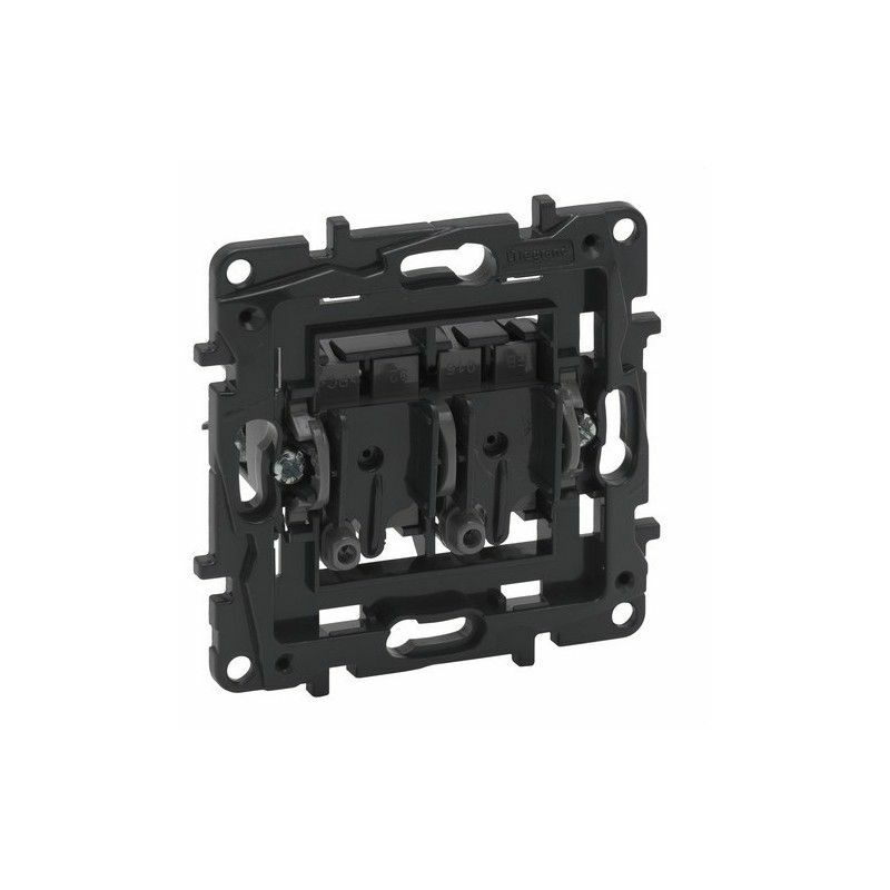 foto del prodotto legrand doppio interruttore nilo step 10ax 250v 864008