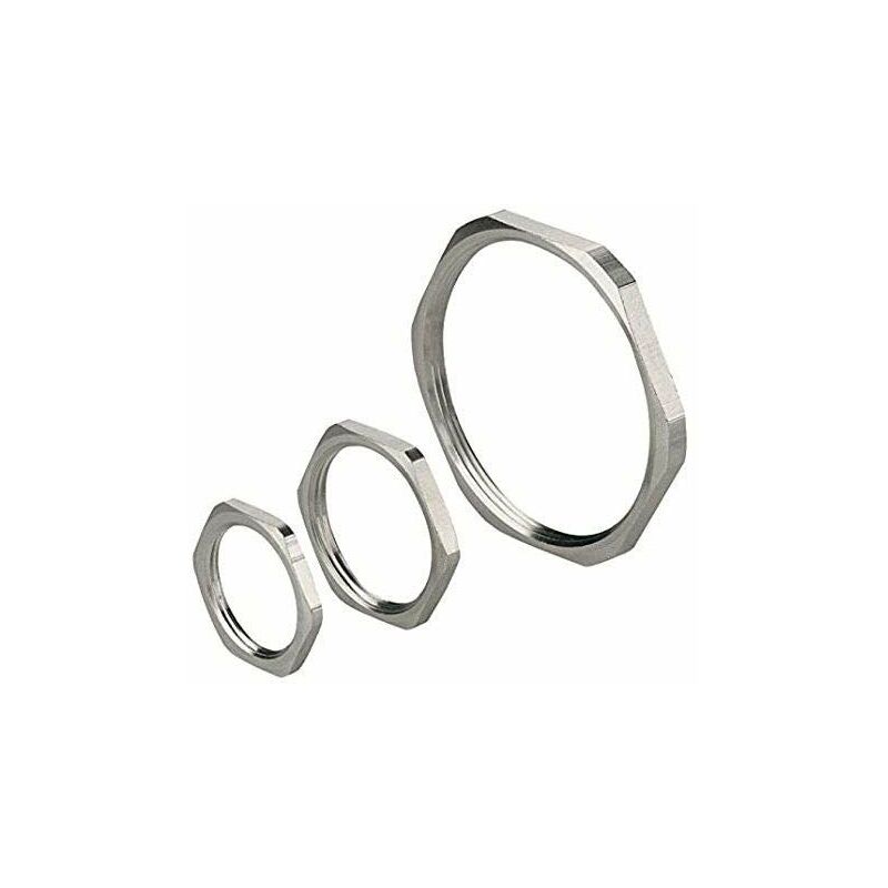 foto del prodotto legrand ghiera metal nichelate filettatura iso materiale ottone uni en 12164 cw 614n nichelatura 2 5 micron filettatura m20x1.5